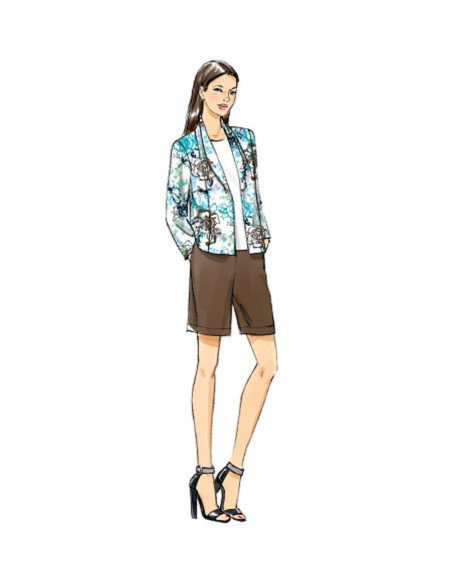Patron de veste, short et pantalon - Vogue 9011