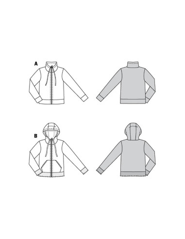 Patron de veste - Burda 6090