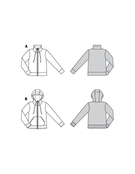Patron de veste - Burda 6090