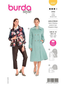 Patron de manteau et veste - Burda 6092