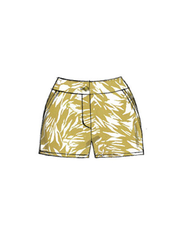 Patron de short - Vogue 9008