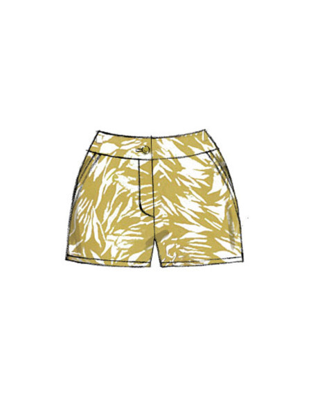 Patron de short - Vogue 9008