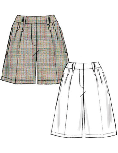 Patron de short - Vogue 9008