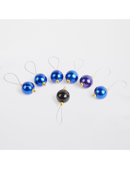 Lot de 7 marqueurs de mailles KnitPro - Bluebell