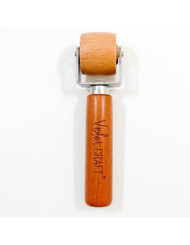 Roulette en bois pour presser Violet Craft