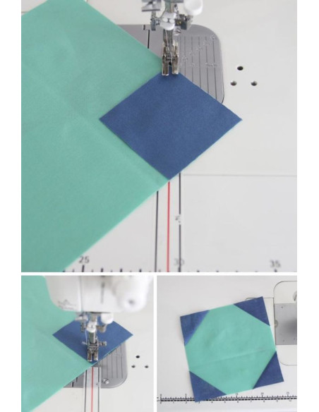 Ruban de guidage à la machine Diagonal Seam Tape - Blanc