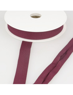 Biais jersey viscose - Bordeaux foncé