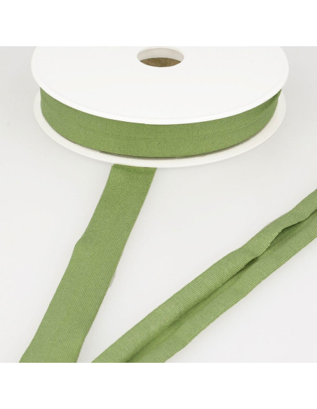 Biais jersey viscose - Kaki clair