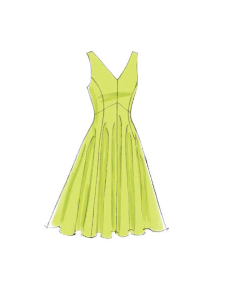 Patron de robe - Vogue 8997