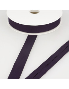 Biais jersey viscose - Prune