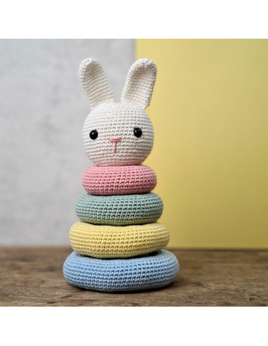 Kit crochet - Jouet lapin empilable