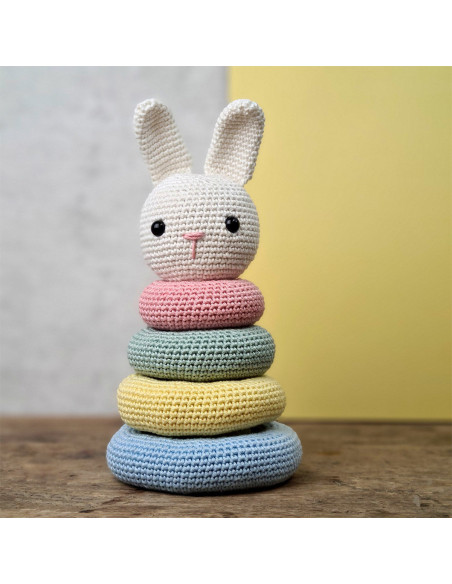 Kit crochet - Jouet lapin empilable