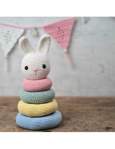 Kit crochet - Jouet lapin empilable