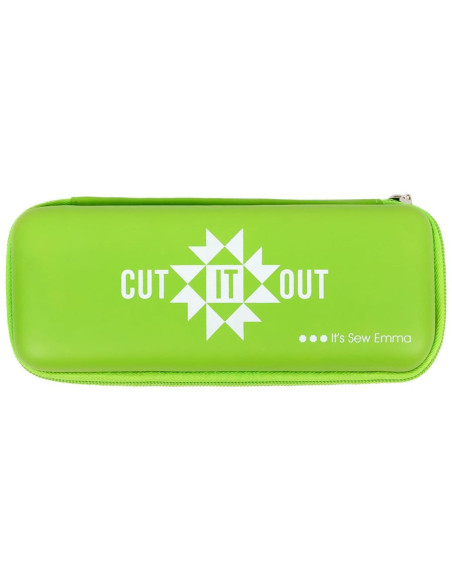 Trousse de rangement pour cutter rotatif vert citron - Cut It Out