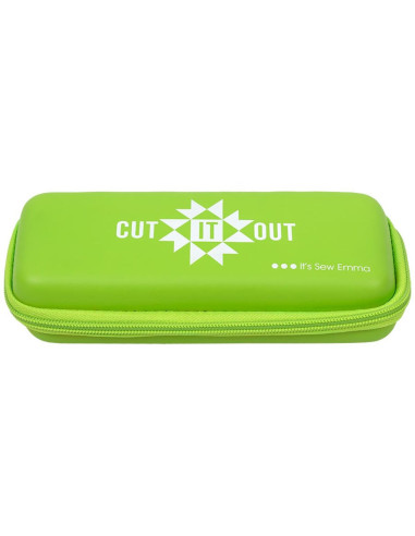Trousse de rangement pour cutter rotatif vert citron - Cut It Out