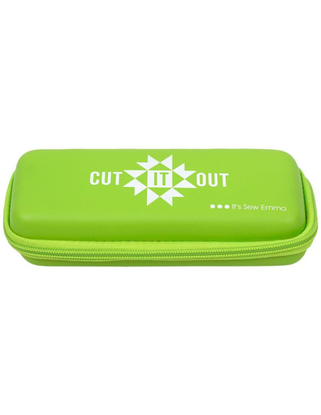 Trousse de rangement pour cutter rotatif vert citron - Cut It Out