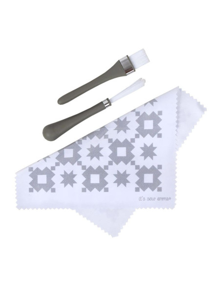Set de nettoyage pour machines à coudre - Gris
