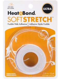Ruban de colle thermocollante pour tissus stretch HeatNBond - 15,9 mm x 9,10 m