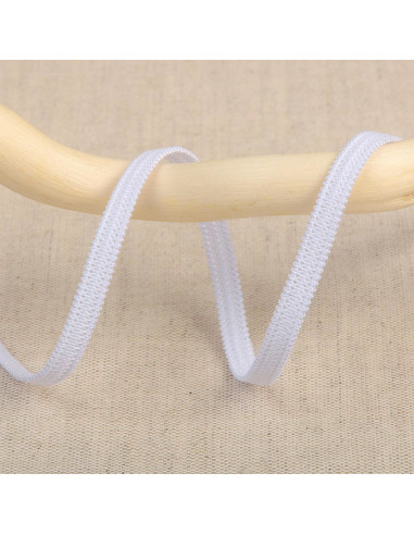 Elastique souple 5 mm - Blanc