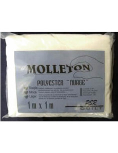 Molleton polyester Nuage - 100 x 100 cm