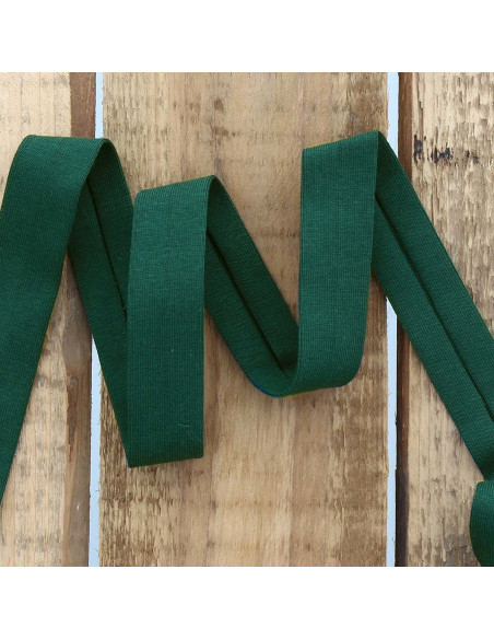Biais jersey coton - Vert sapin