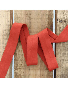 Biais jersey coton - Rouille
