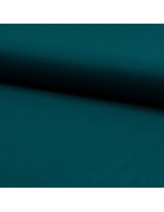 Tissu twill de viscose - Bleu pétrole