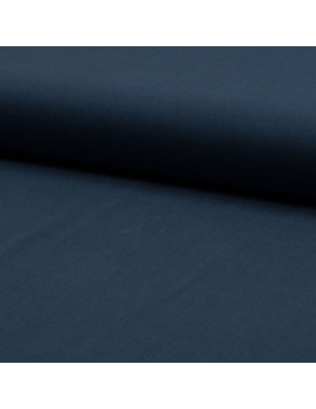 Tissu twill de viscose - Bleu jeans foncé