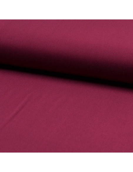 Tissu twill de viscose - Framboise