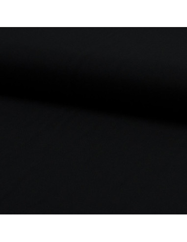 Tissu twill de viscose - Noir