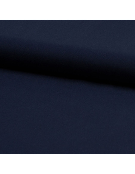 Tissu twill de viscose - Bleu marine foncé
