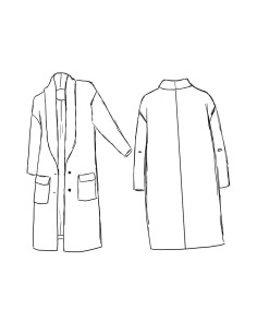 Patron de manteau Pam - Maison Fauve 2