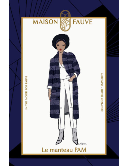 Patron de manteau Pam - Maison Fauve
