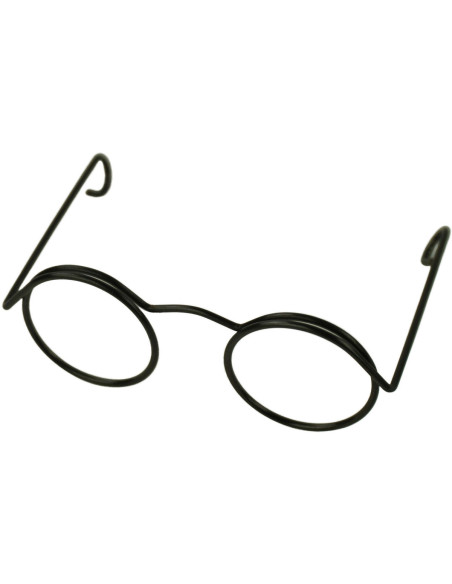 Lot de 5 paires de lunettes pour amigurumi 50 mm - Noir
