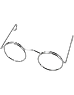 Lot de 5 paires de lunettes pour amigurumi 50 mm - Argent