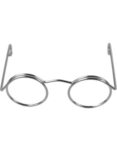Lot de 5 paires de lunettes pour amigurumi 50 mm - Argent 2