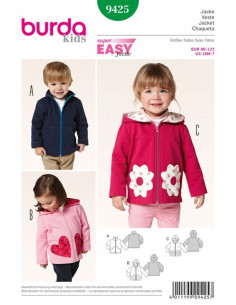 Patron de veste - Burda 9425