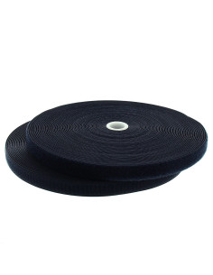 Ruban auto-agrippant à coudre marine 20 mm de large rouleau de 25 mètres