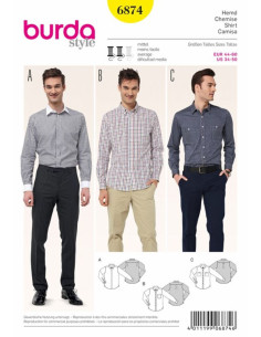 Patron de chemise - Burda 6874