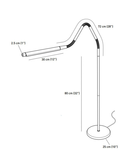 Lampe sur pied Daylight Electra