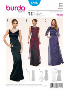 Patron de robe - Burda 6866