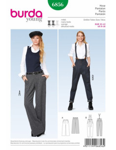 Patron de pantalon - Burda 6856