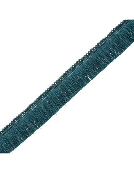 Frange deluxe 30 mm - Bleu pétrole