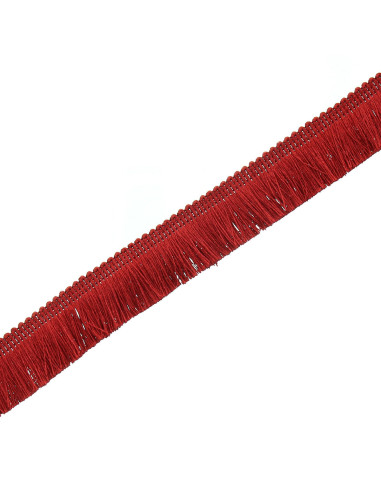 Frange deluxe 30 mm - Rouge