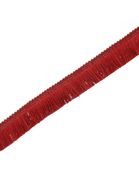 Frange deluxe 30 mm - Rouge