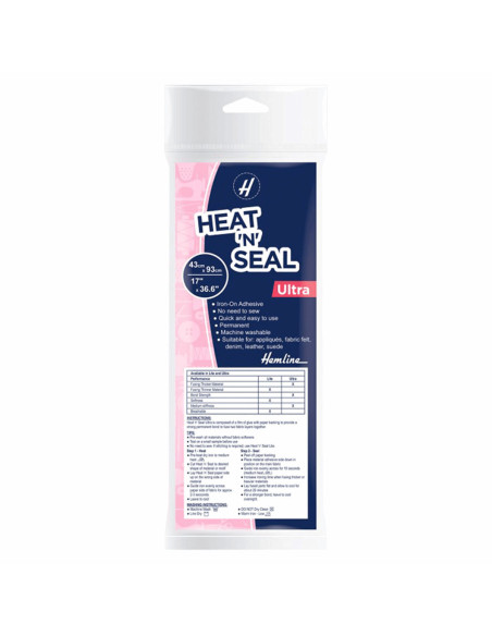 Papier thermocollant pour appliqué, quilting et couture 43 cm x 93 cm - Ultra
