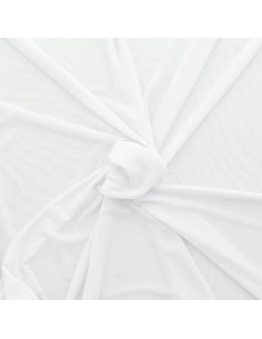 Tissu lingerie Powermesh - Blanc