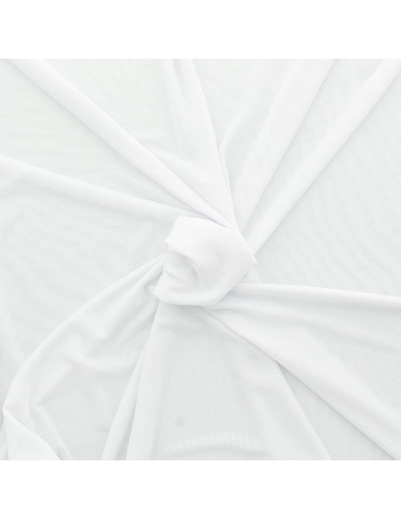 Tissu lingerie Powermesh - Blanc