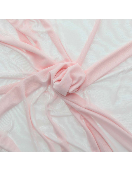 Tissu lingerie Powermesh - Rose layette