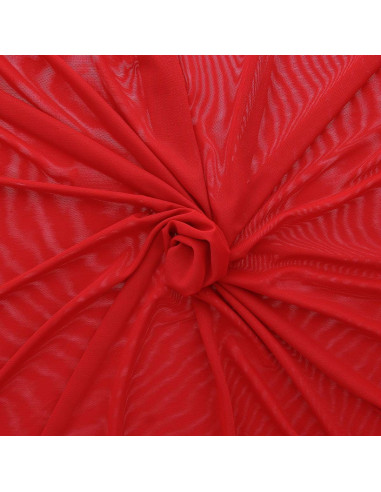 Tissu lingerie Powermesh - Rouge